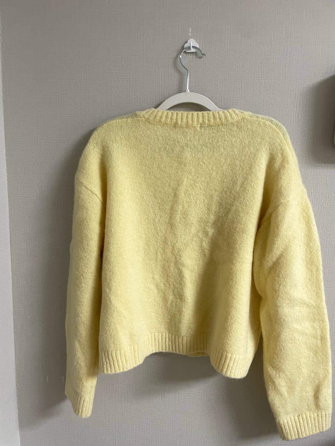 병아리 니트 (단추 브라운) 상품이미지3