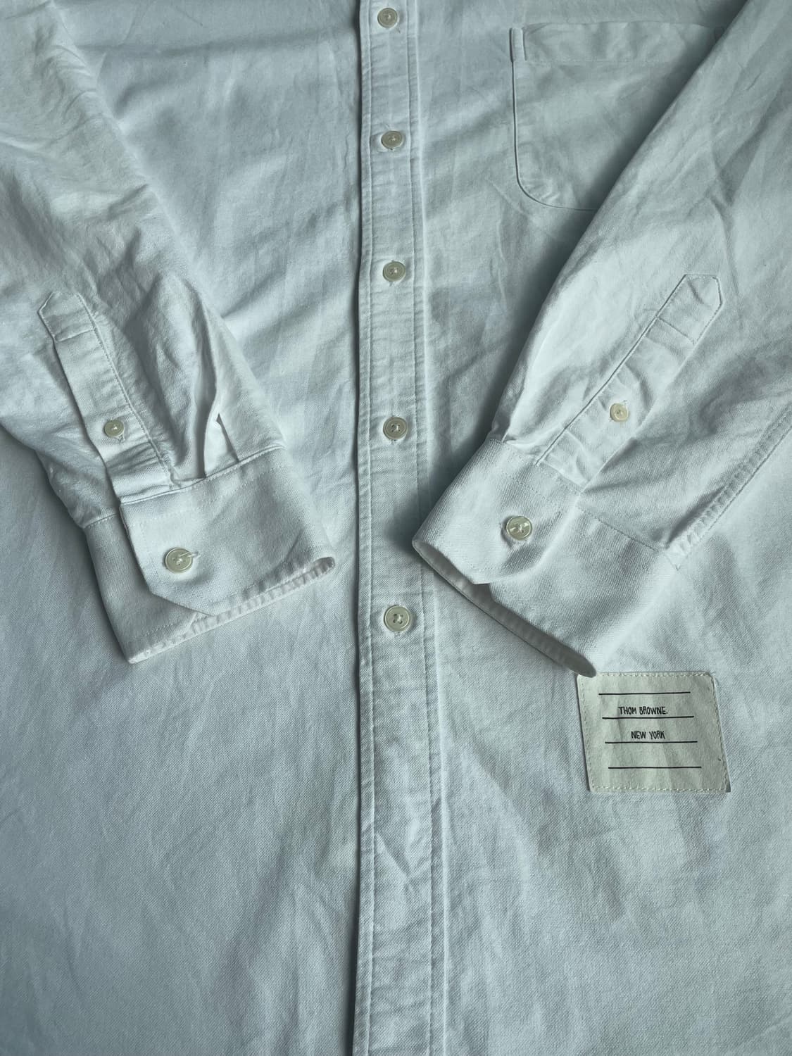[3] 톰브라운 남성 히든 삼선 포플린 셔츠 상품이미지6