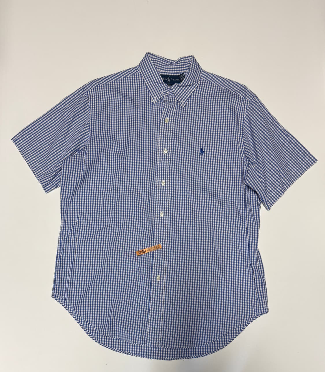 정품!! 폴로 랄프로렌 빅 사이즈 깅엄체크 반팔 셔츠 XL ~ 2XL 상품이미지1