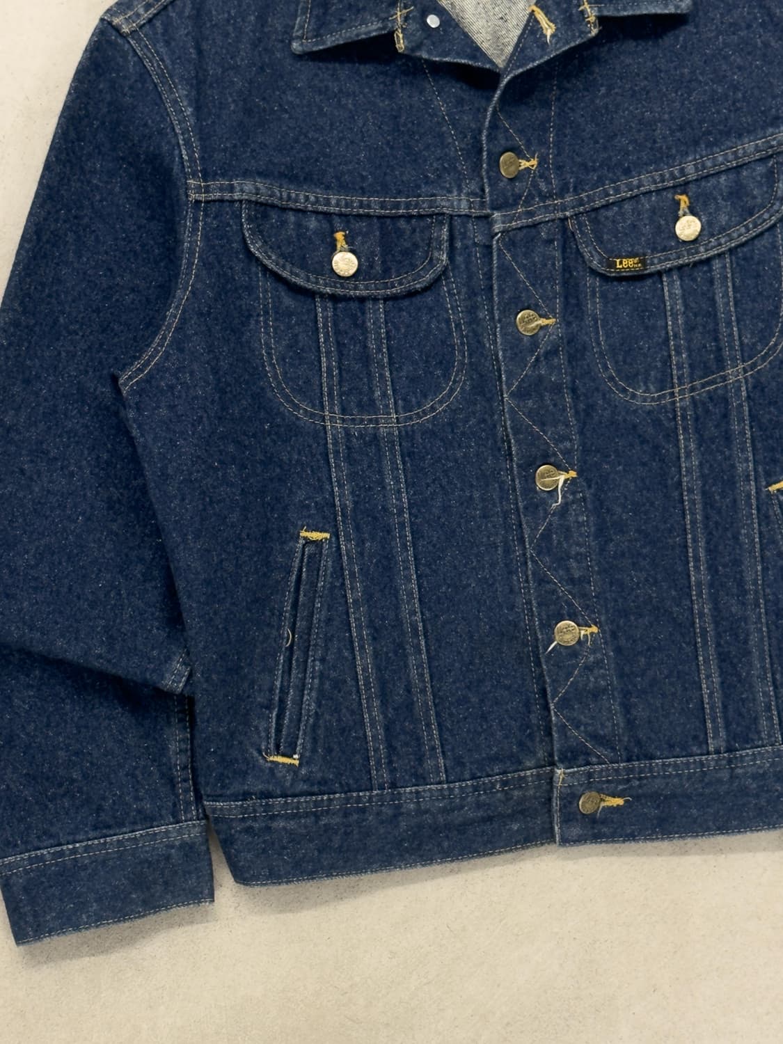 80s USA Lee 220 라이더스 데님 트러커 자켓 상품이미지3