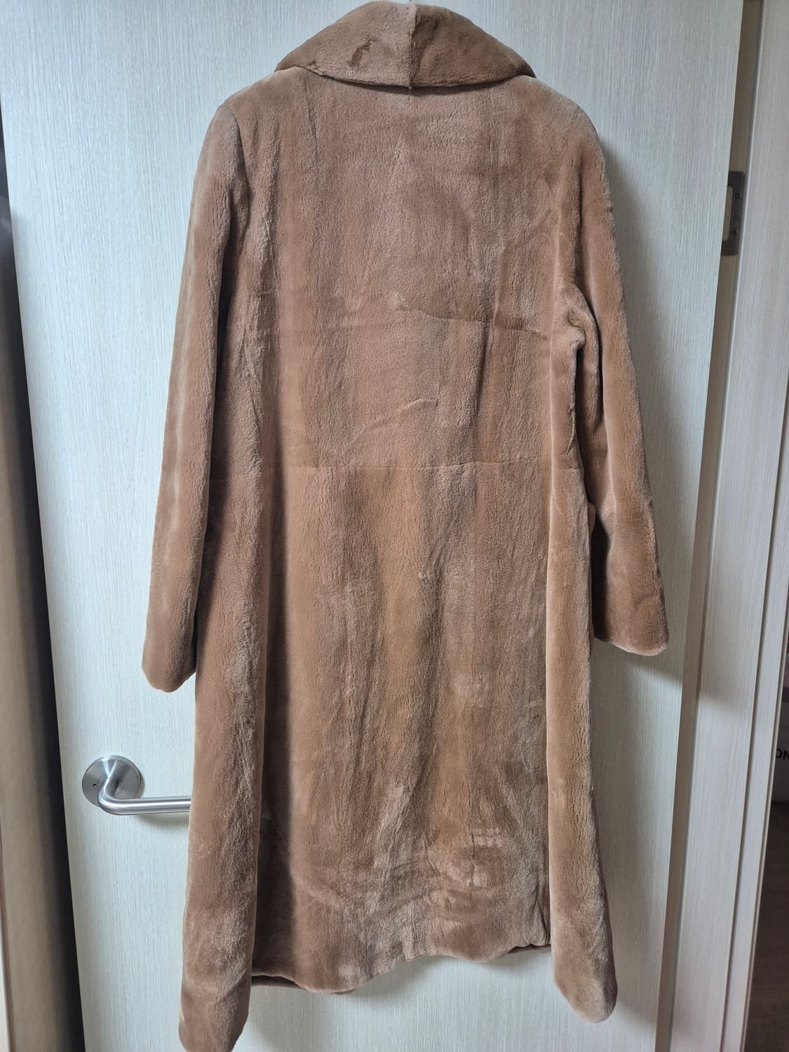 코펜하겐 플래티넘 플럭 밍크 롱 밍크코트 벨리노 밍크 M 상품이미지2