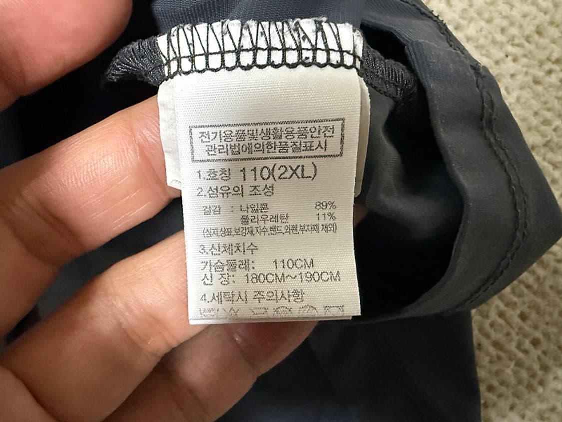 노스페이스 반팔 티셔츠 남성용 110사이즈 상품이미지3