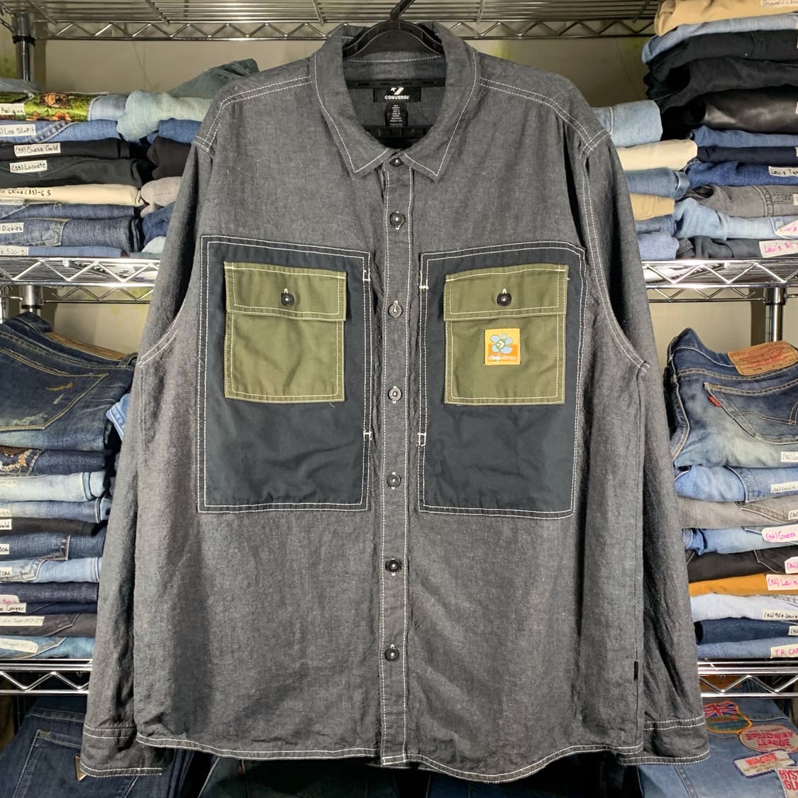 [XL] 컨버스 투포켓 워크셔츠 상품이미지2