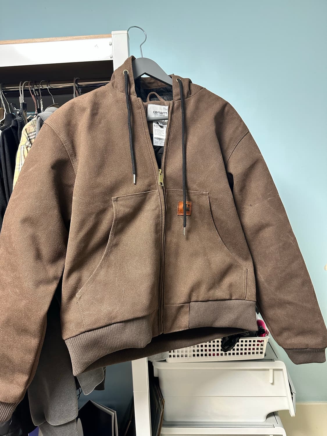 칼하트 WIP 액티브 재킷 (해밀턴 브라운) 상품이미지1