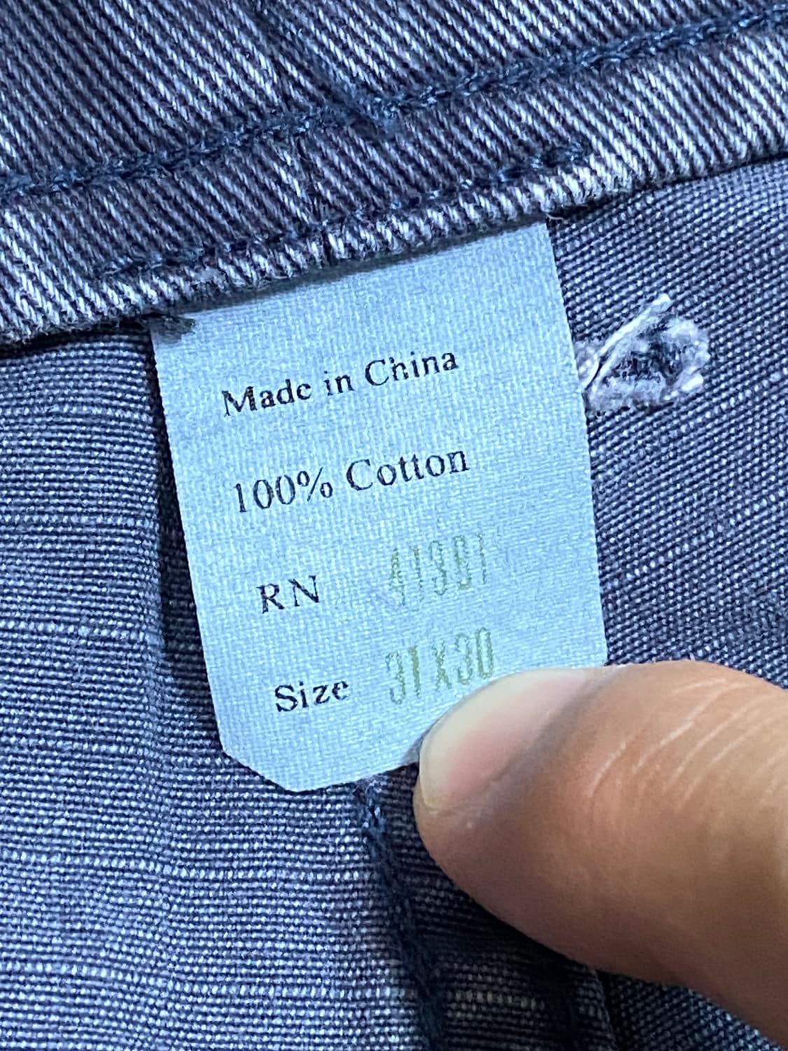 더블알엘 서플라이 가먼트 다잉 립스탑 밀리터리 카고팬츠 네이비 31X30 상품이미지5