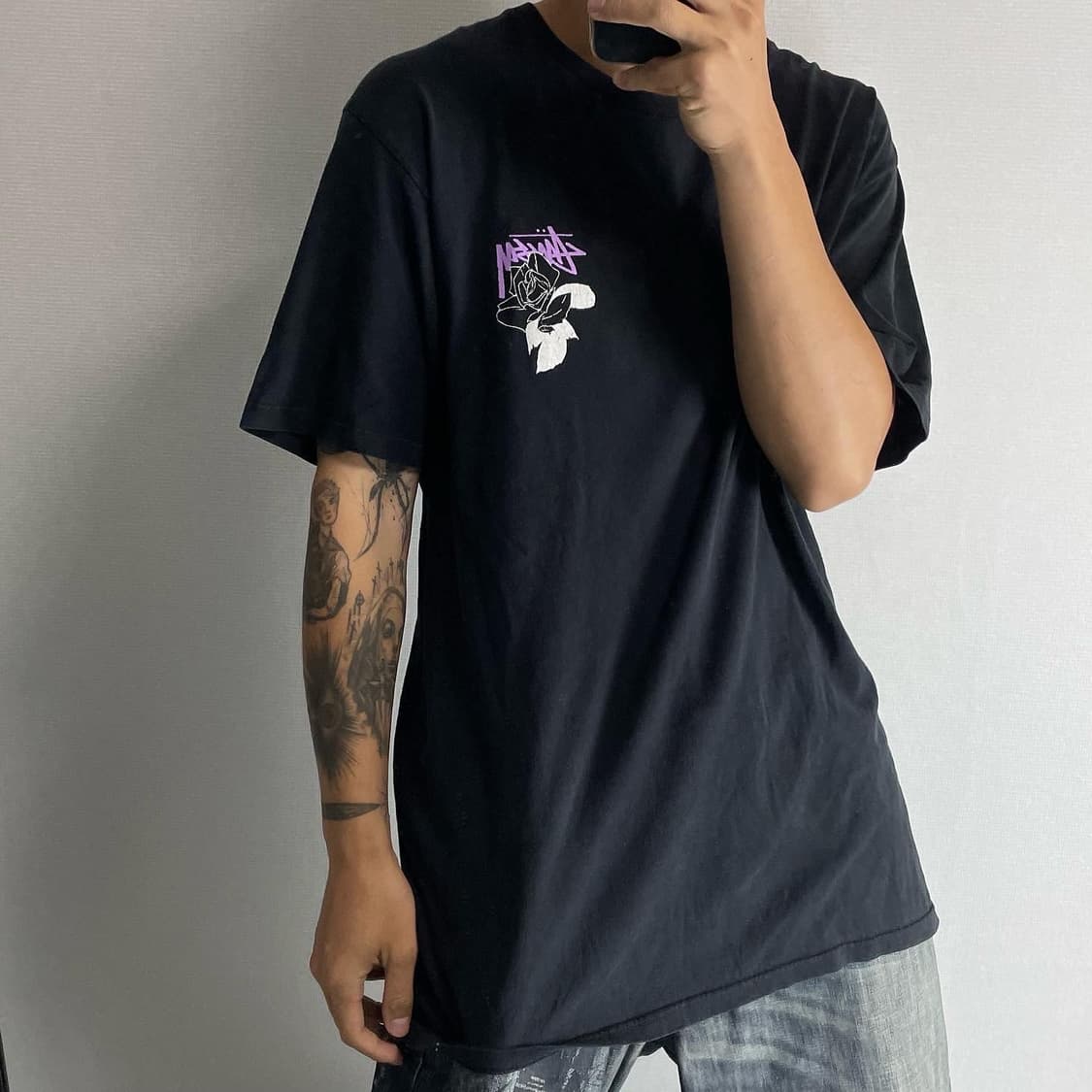 스투시 플라워로고 그래픽 티셔츠  상품이미지7