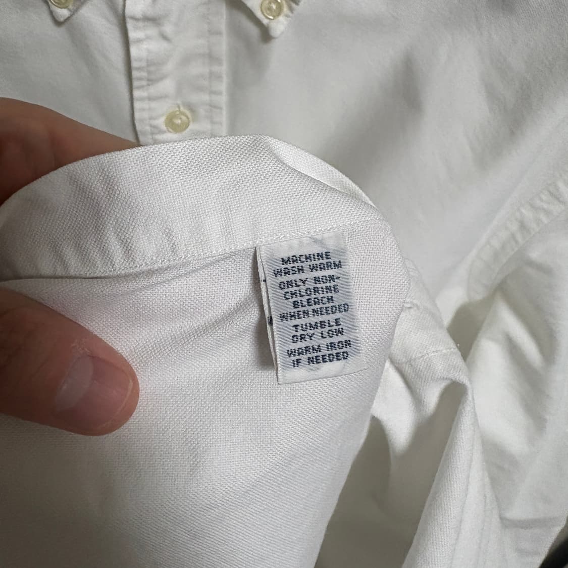 폴로 랄프로렌 클래식핏 옥스포드 셔츠 / 화이트, L 상품이미지8