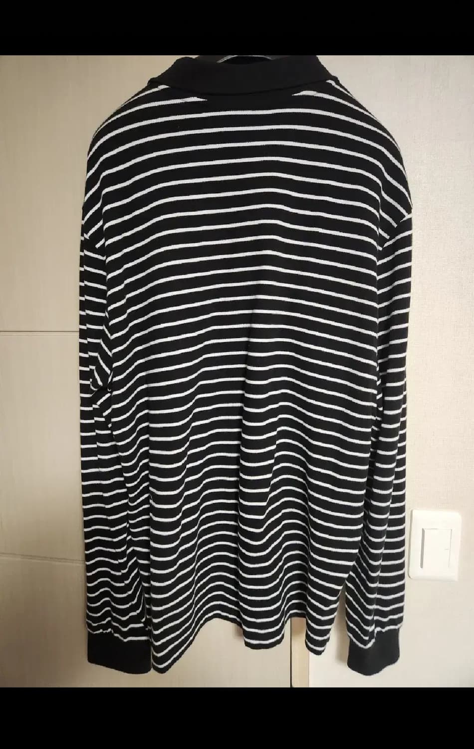 문선  스트라이프 PK셔즈 블락 상품이미지4