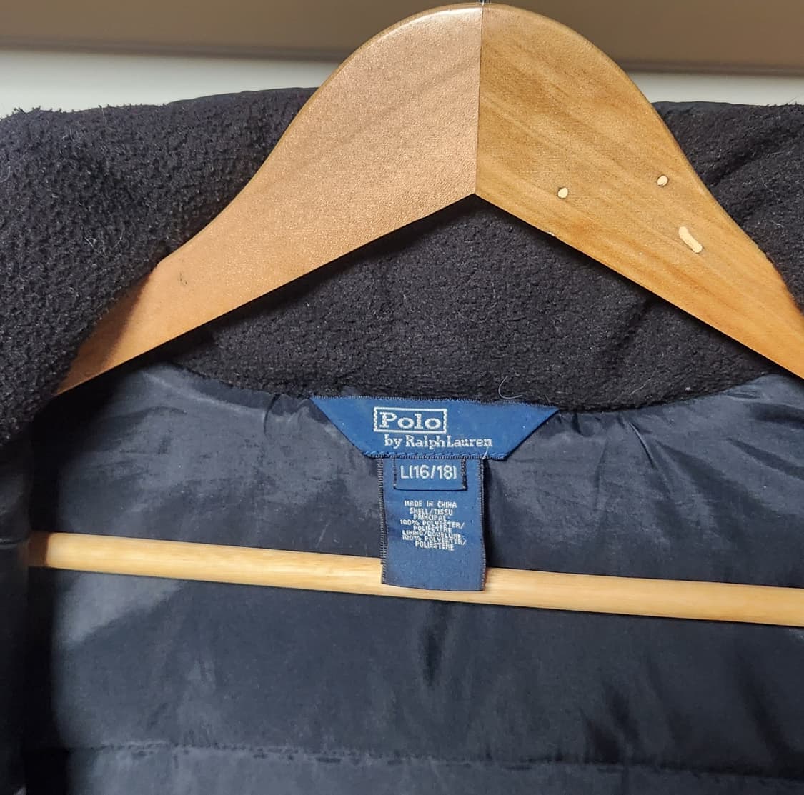 폴로 랄프로렌 여성 블랙 푸퍼 숏 패딩 상품이미지6