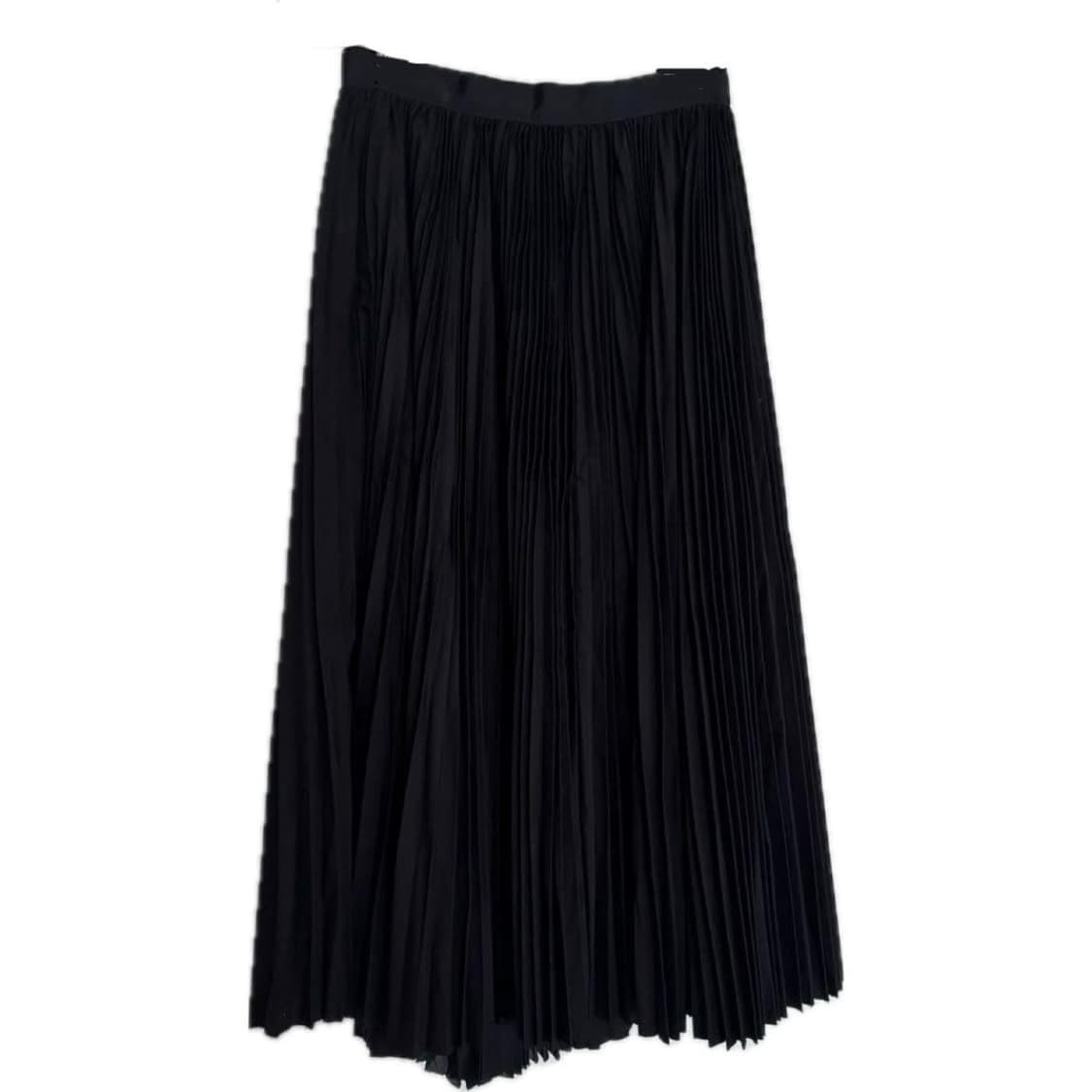 사카이 ZIP 플리츠 스커트 블랙 상품이미지3