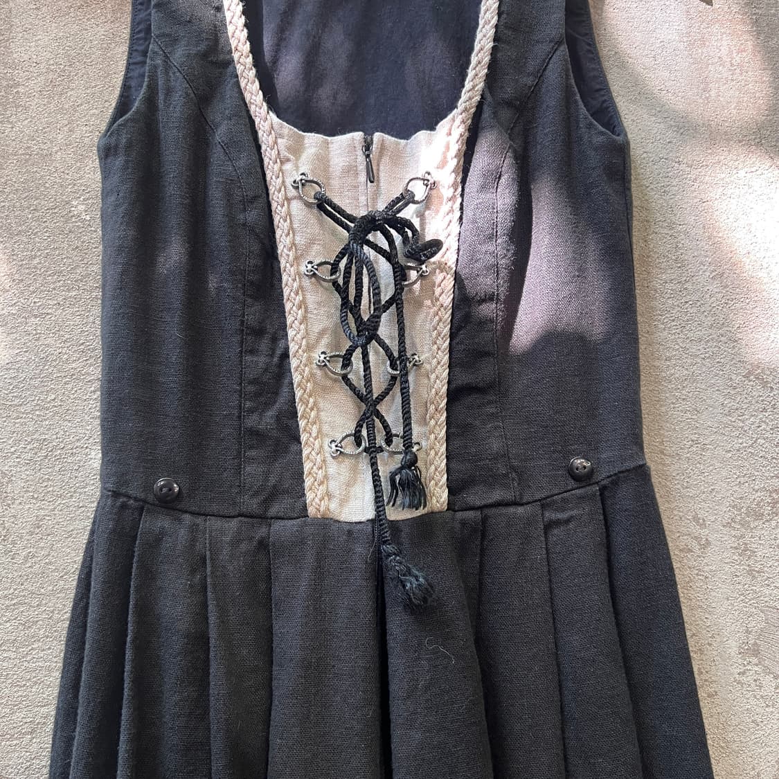 독일 디른들(Dirndl) 리넨 원피스 상품이미지2