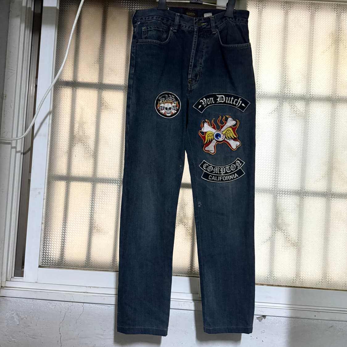 본더치 패치워크 데님팬츠 상품이미지1