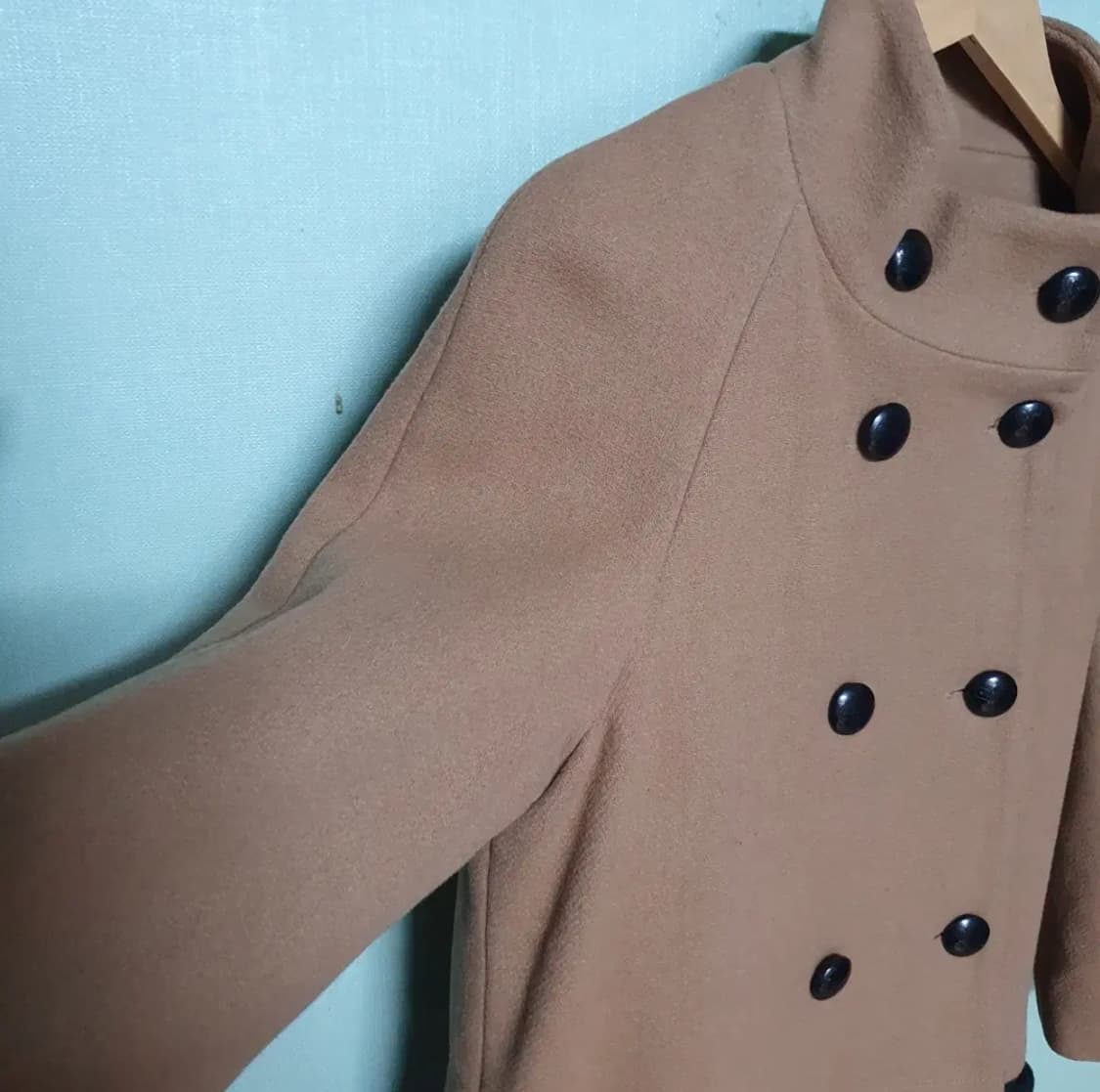 코치 칠부 울 코트 85~90 상품이미지4