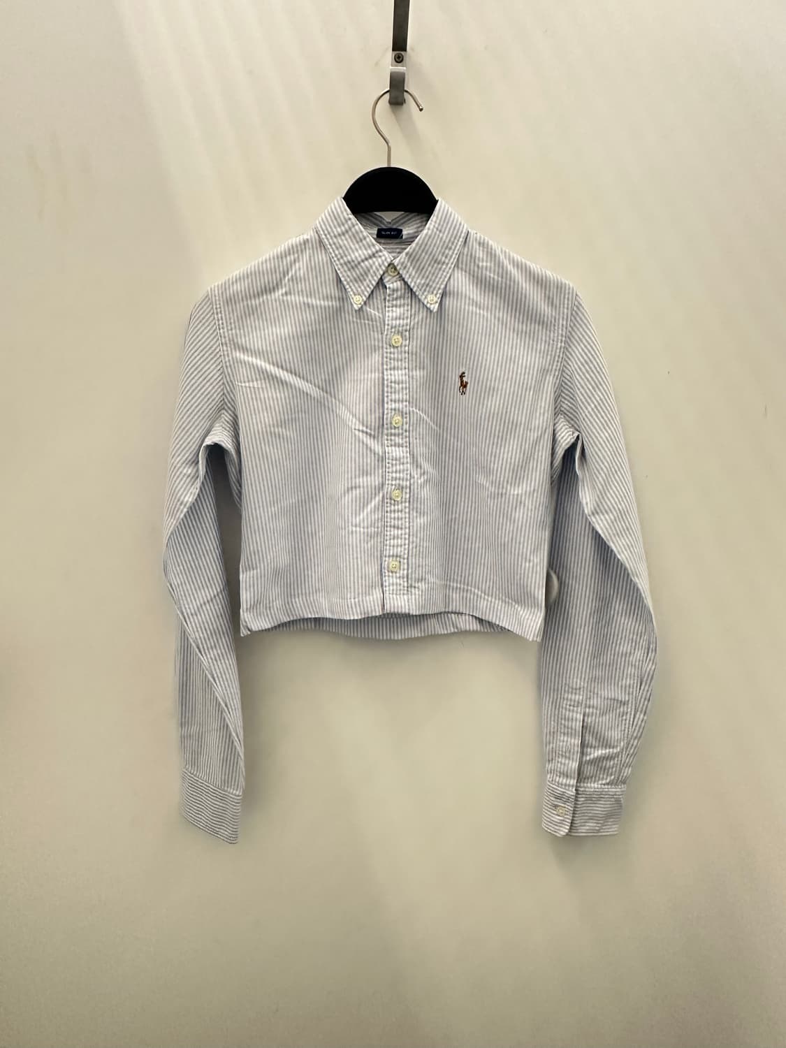 POLO 폴로 리메이크 크롭긴팔셔츠 상품이미지1