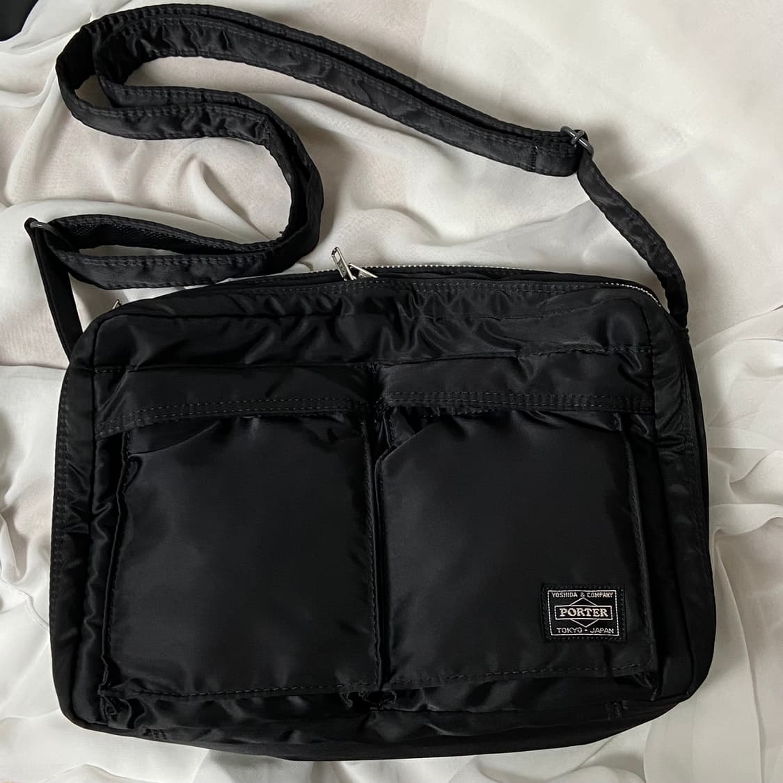 미품)PORTER 포터 탱커 숄더백 L 블랙 상품이미지1