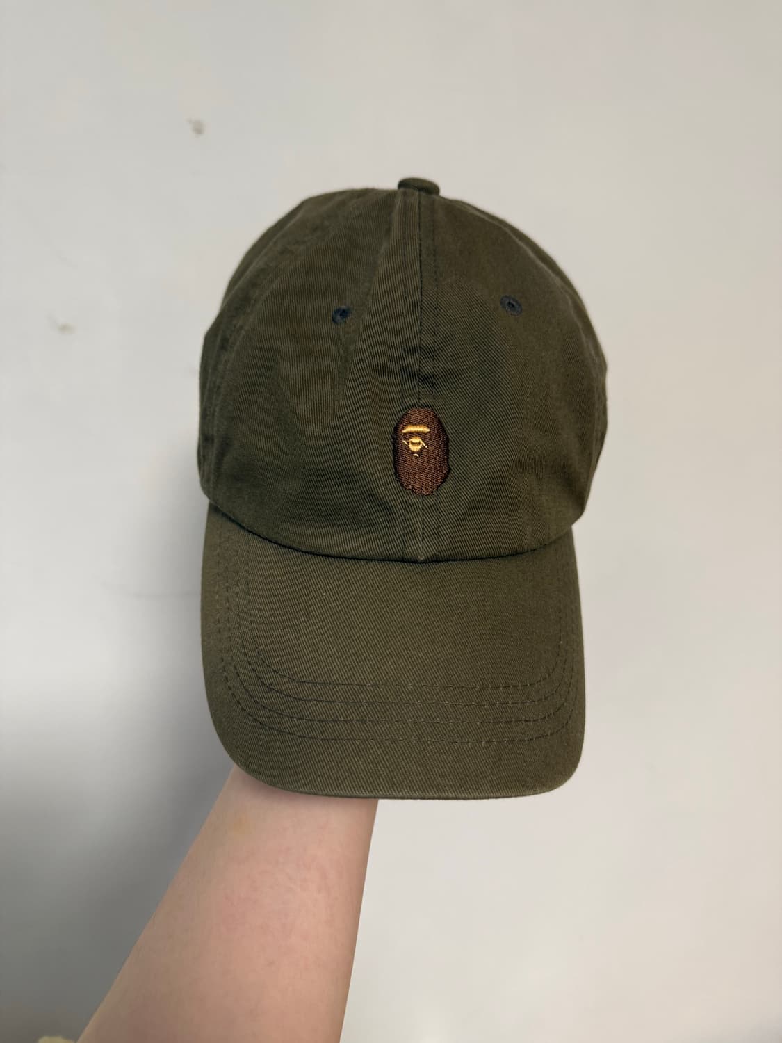 bape 카키색 모자 캡모자 상품이미지1