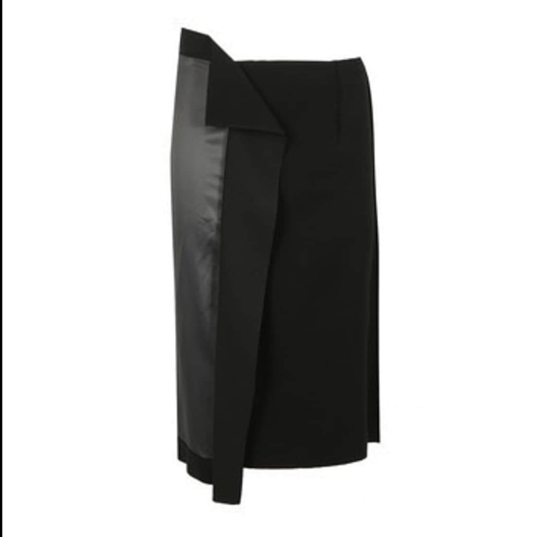 메종 마르지엘라 새틴 패널 언발란스 미디 스커트 상품이미지5