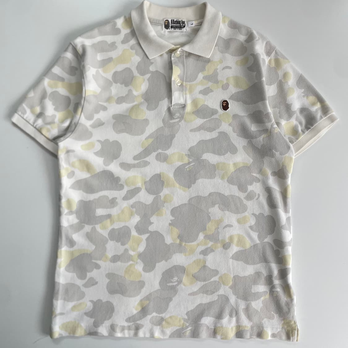 Bape 베이프 화이트 리플렉트 시티카모 사루헤드 PK 상품이미지2