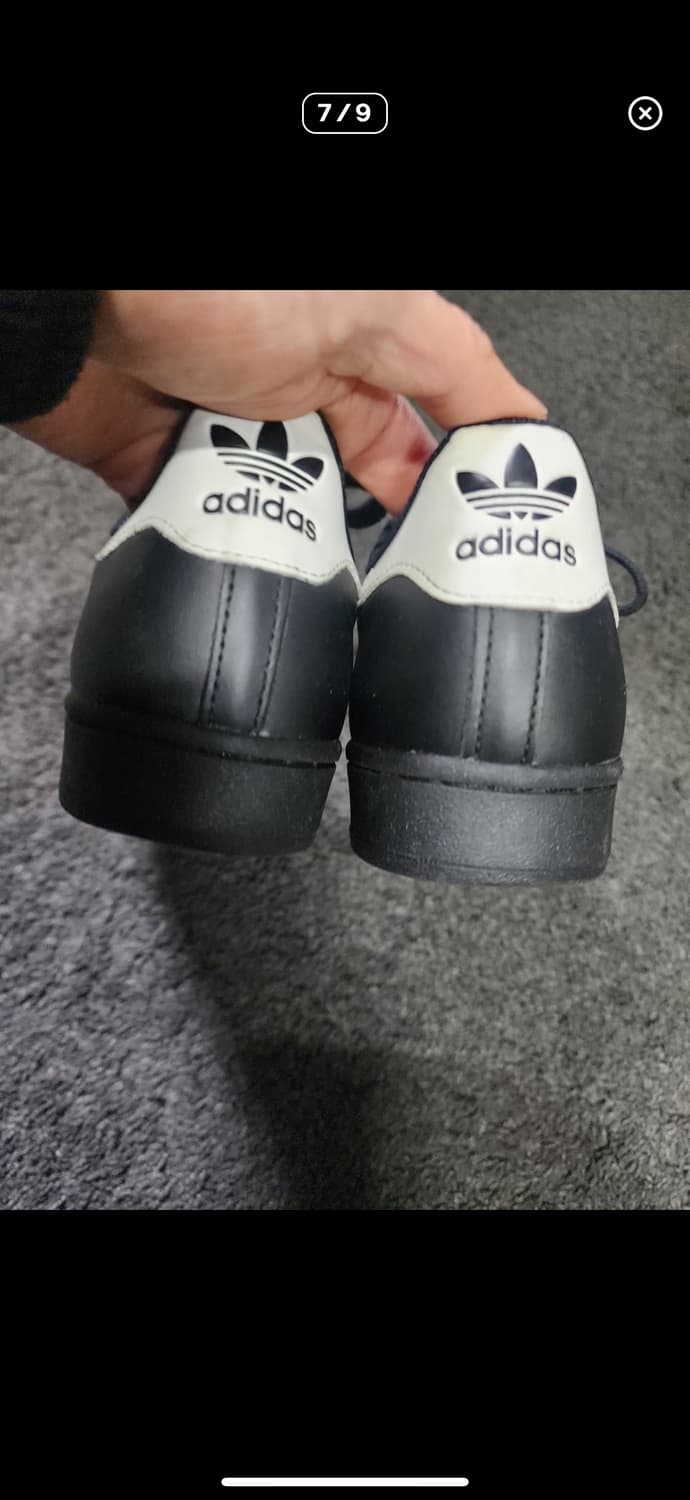 아디다스 슈퍼스타 블랙 264 상품이미지3