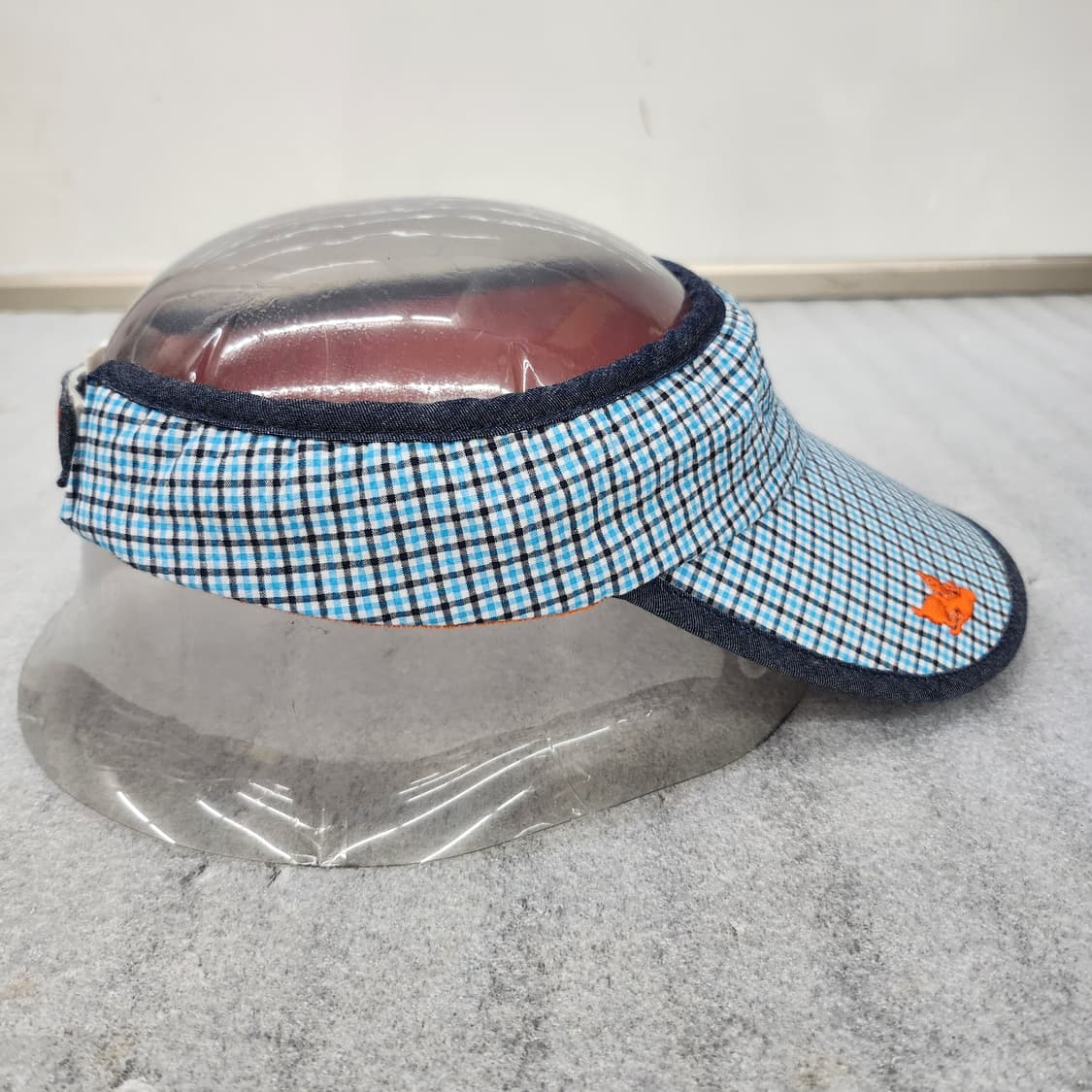 파리게이츠 국내 정품 썬캡 연청 체크 56cm 상품이미지4