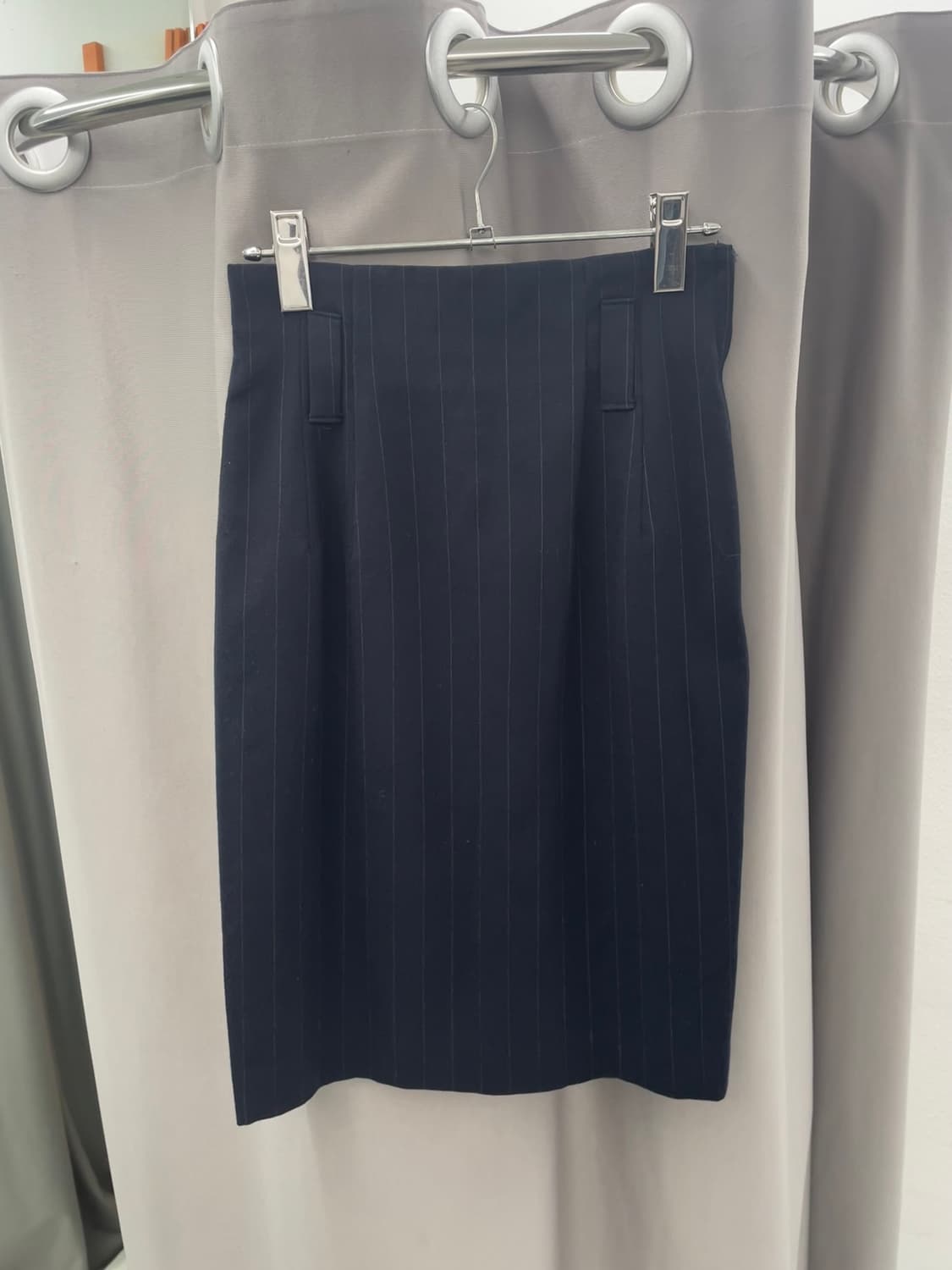 스트라이프  벌룬 하이웨스트 스커트  상품이미지1