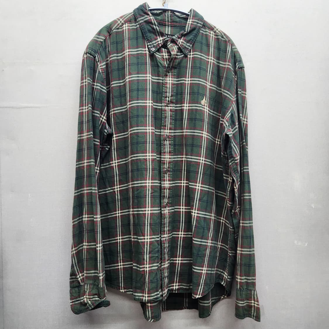 빈폴 멀티체크 로고 셔츠 XL 상품이미지1