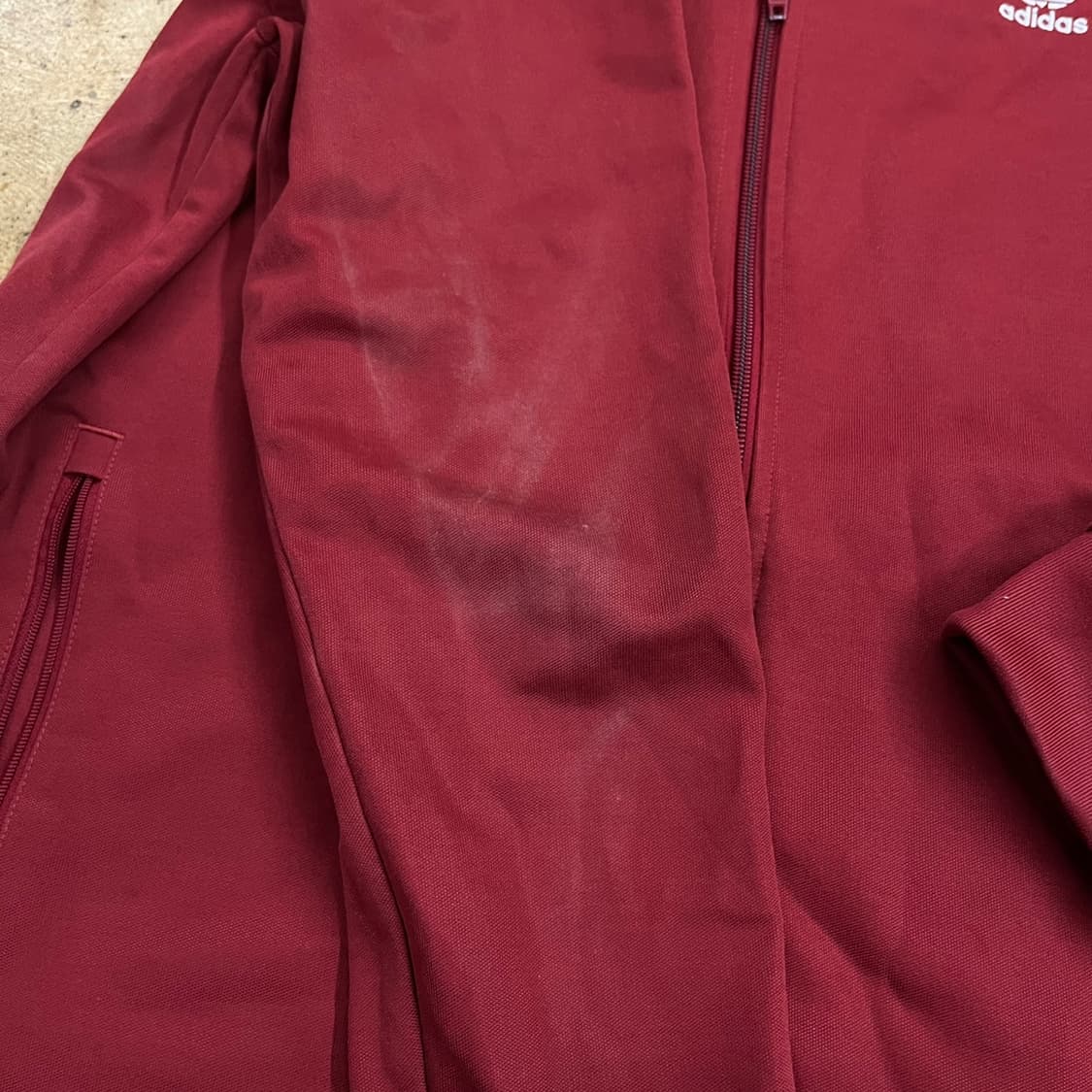 아디다스 버건디 베켄바우어 투웨이 져지 트랙탑 상품이미지7