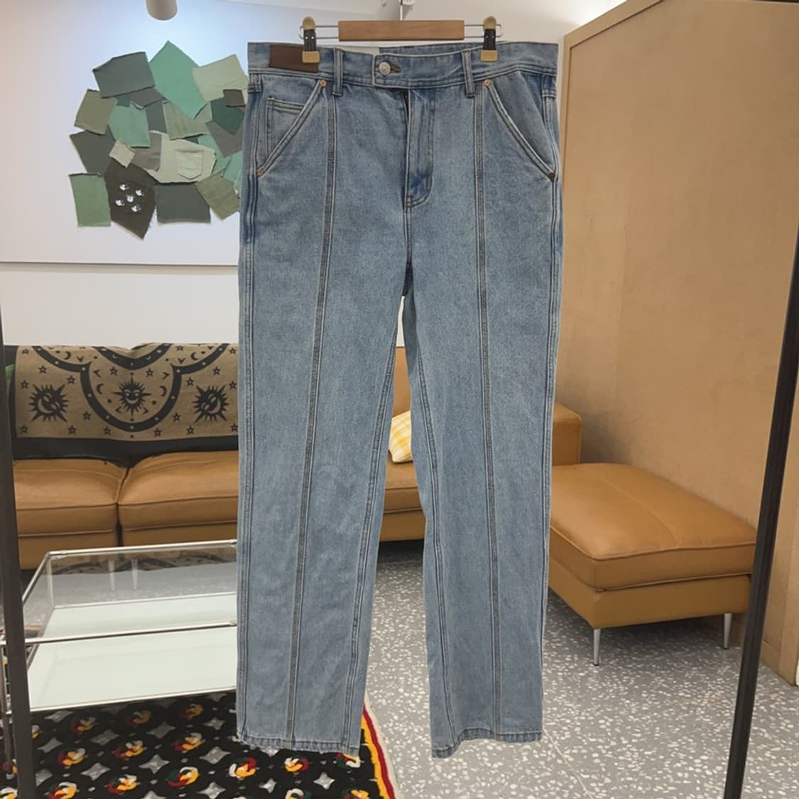 앤더슨벨 빈티지 캐주얼 절개라인 데님팬츠 M C07871 상품이미지3