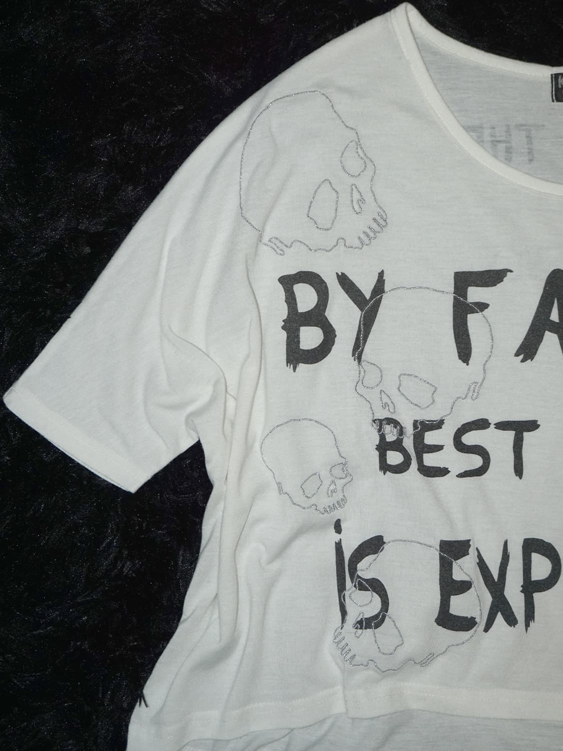 (knick knack) gothic graphic crop t  상품이미지2