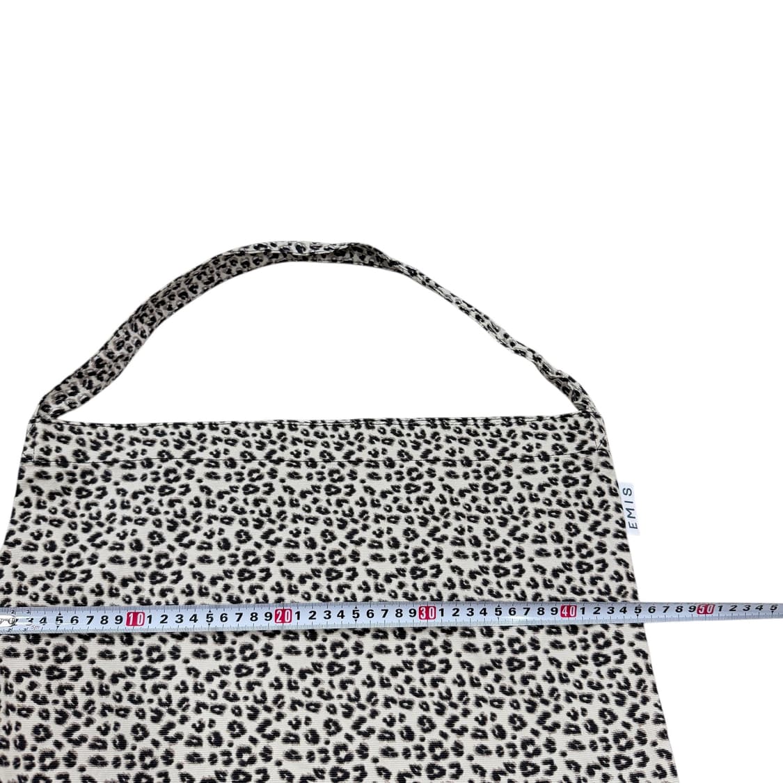 EMIS 이미스 레오파드 호피 코듀로이 에코백 가방 상품이미지6