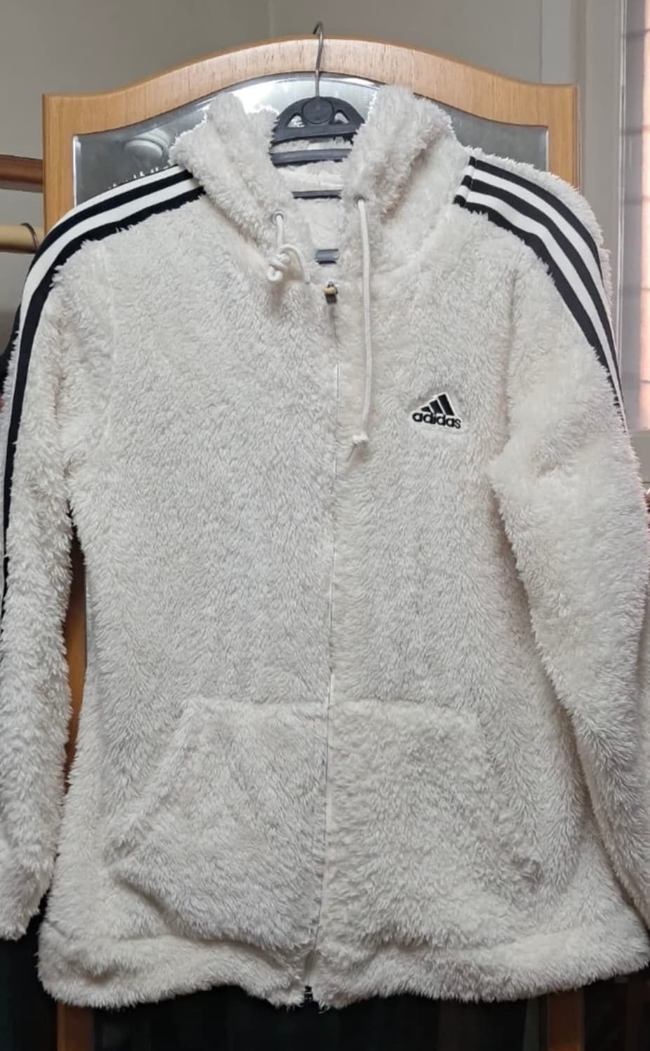 아디다스 양털 후리스 후드집업 상품이미지1