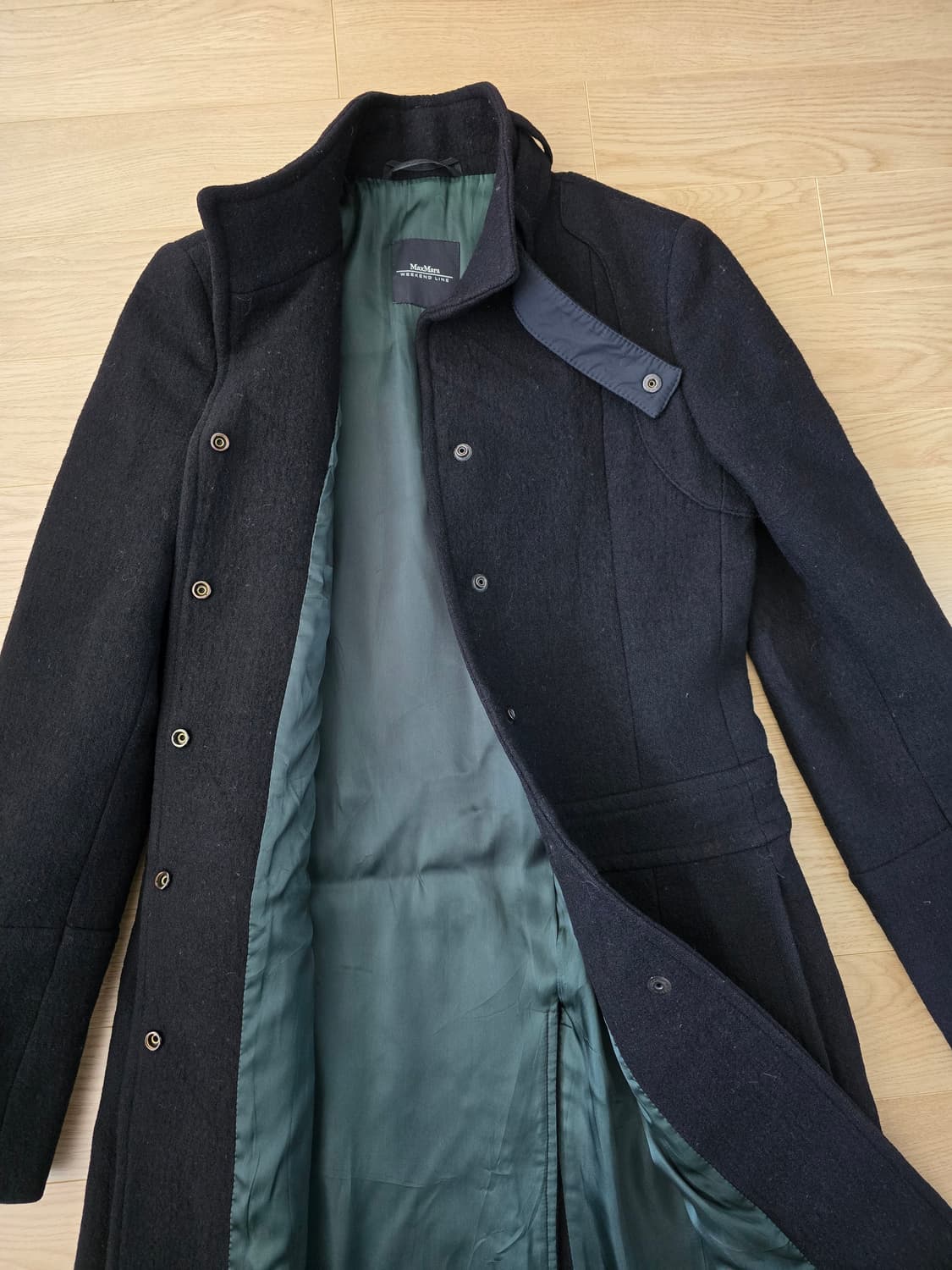 Maxmara 막스마라 울코트 블랙 S  상품이미지4