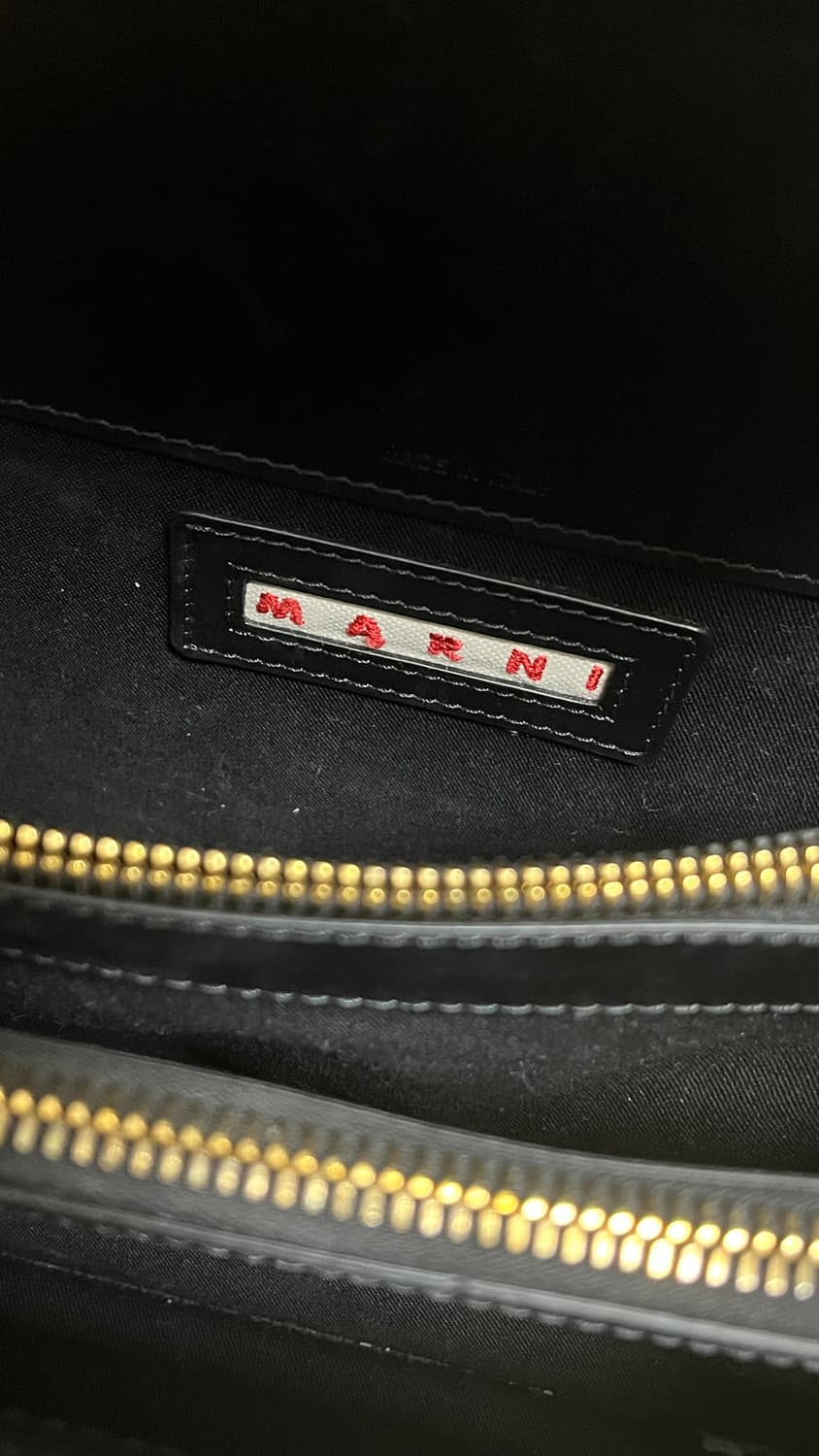 마르니 트렁크백 M 카프스킨 블랙 상품이미지9