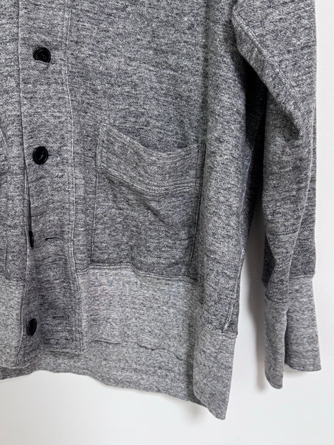 나나미카 스웨트 가디건 버튼업 긴팔 셔츠 상품이미지4