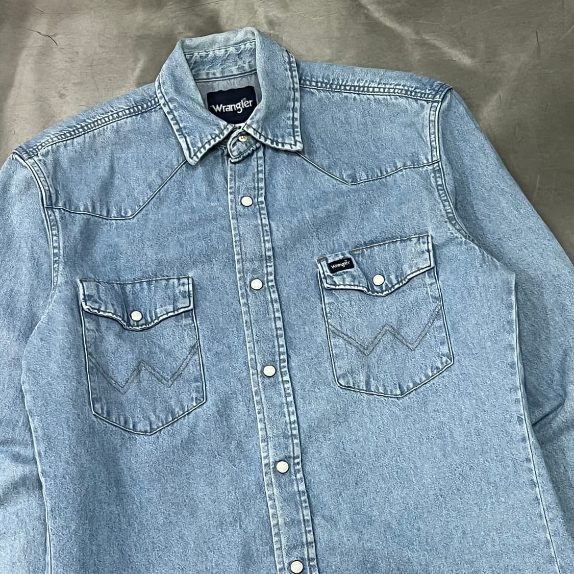  랭글러 웨스턴 데님 셔츠 y14651 상품이미지3