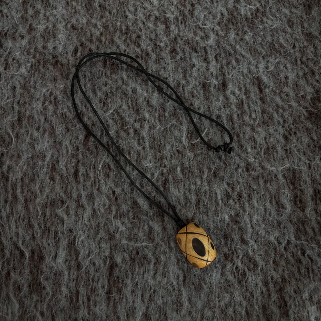 Vintage necklace / 가죽 목재 빈티지 목걸이 상품이미지1