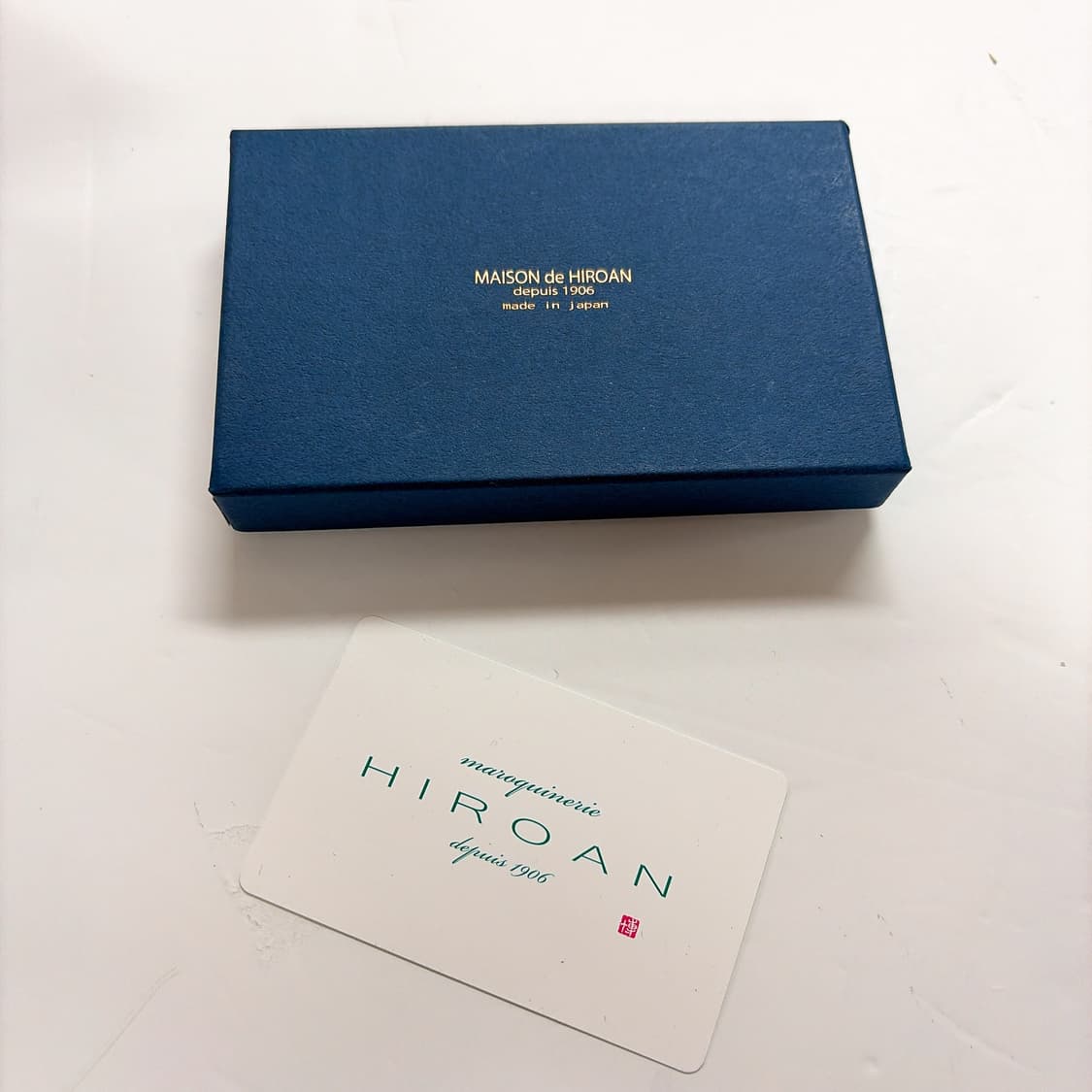 (정품/새상품) 메종 드 히로안 블랙 악어가죽 카드지갑 상품이미지5