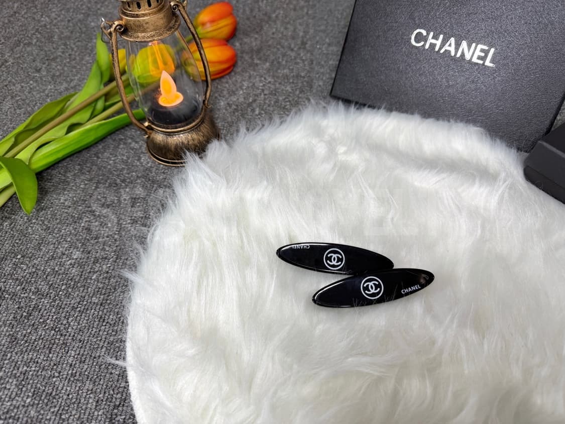 샤넬 블랙 심플 헤어클립 <1ps> 상품이미지6