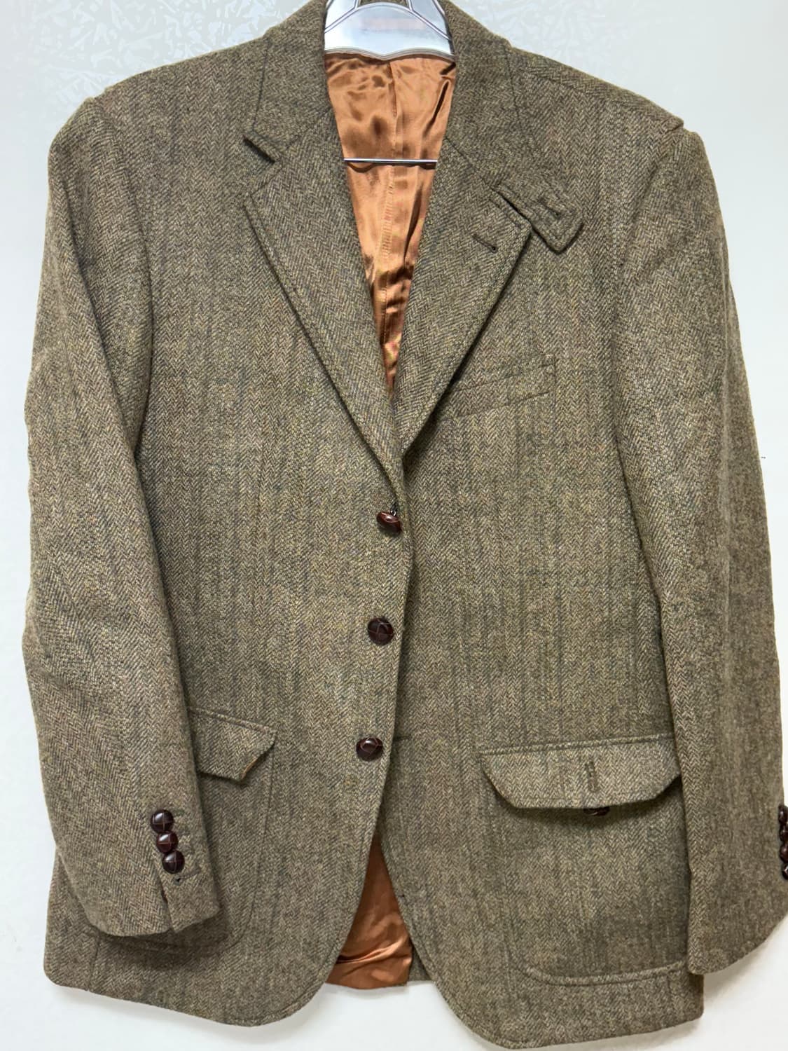 Charles tyrwhitt 헤링본 트위드 헌팅자켓 40 상품이미지2