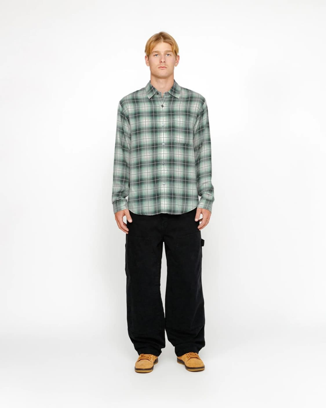(Stussy) 스투시 Canvas Work Pants Black 상품이미지2