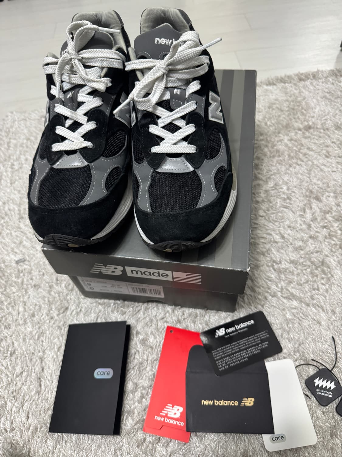 [270] 뉴발란스992 블랙그레이 상품이미지1