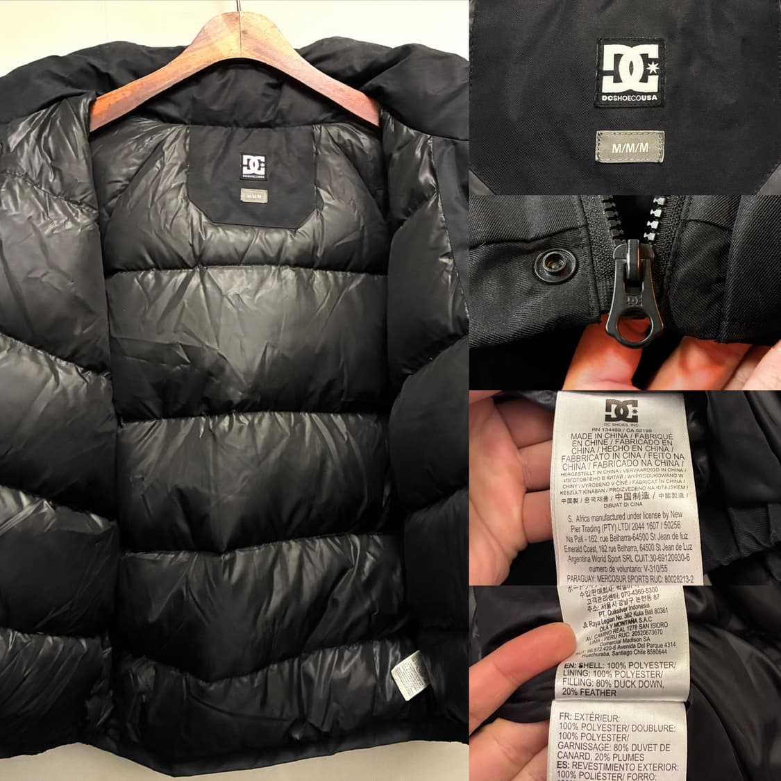 (L)DC shoes 디씨슈즈 덕다운 레글런 푸퍼 덕다운 패딩점퍼 상품이미지10