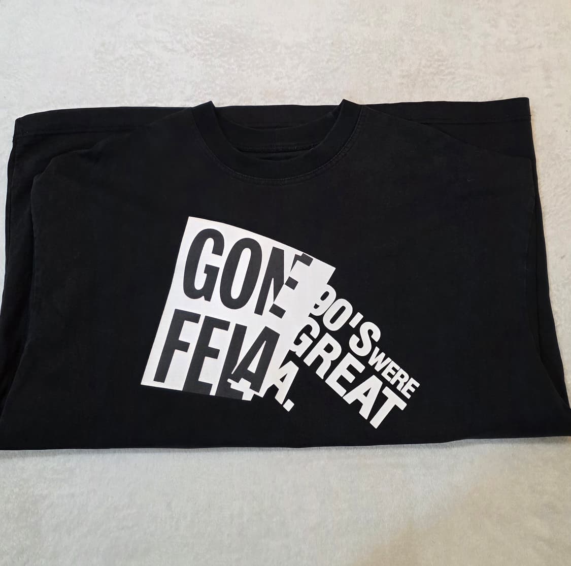 (남녀공용) 페인팅 포인트 반팔 박스티 상품이미지3