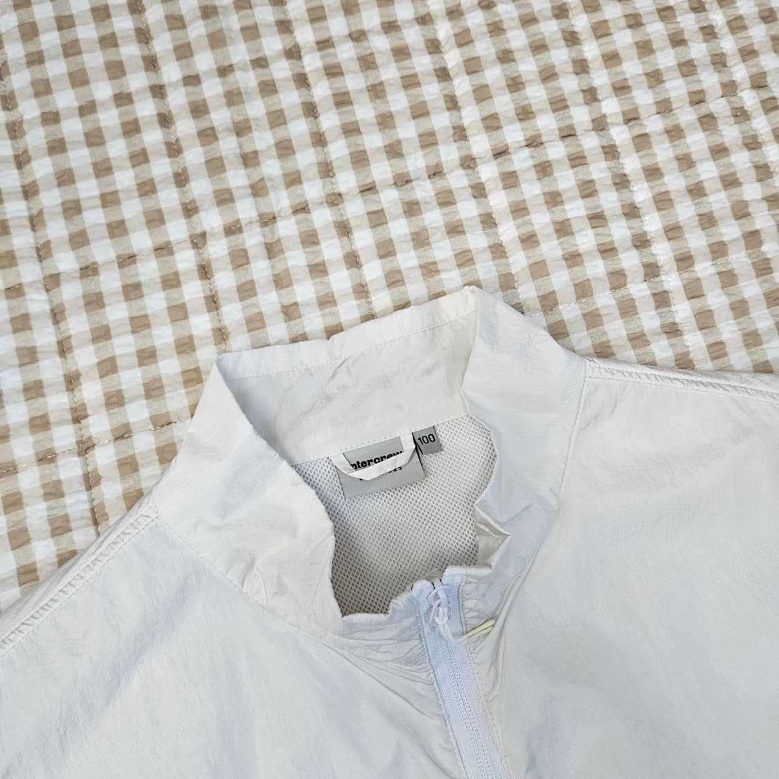 인터크루 반집업 오버핏 바람막이 남자100 상품이미지3