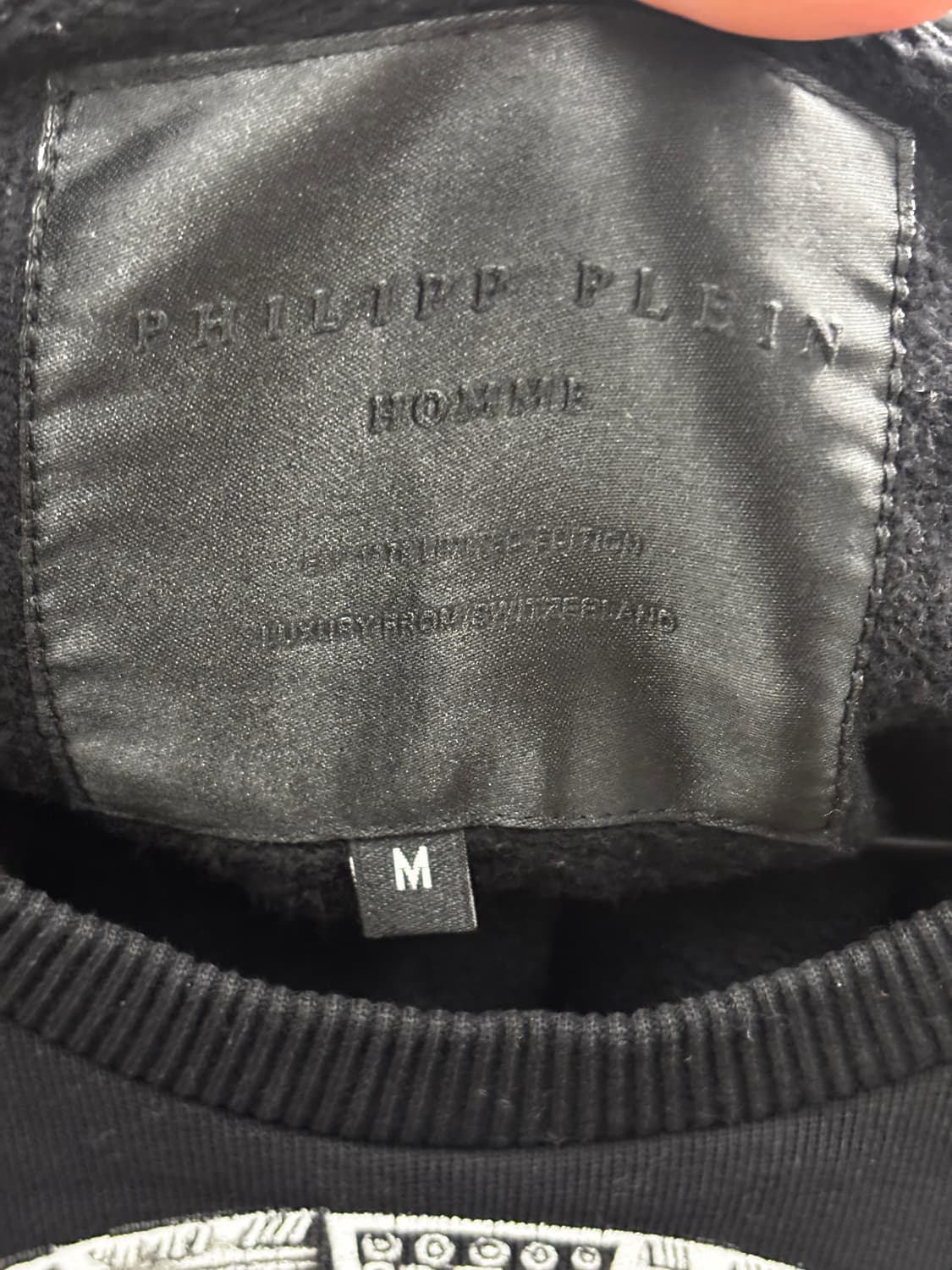 필립플레인 로고 롱슬리브 긴팔 티셔츠 M 상품이미지4