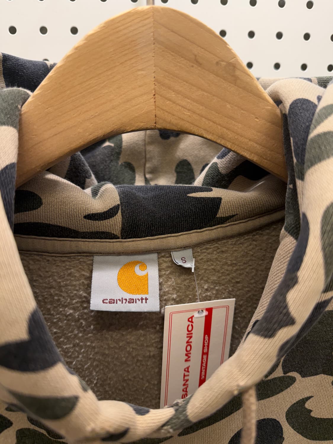 칼하트 빅로고 카모 후드티 U775 상품이미지5