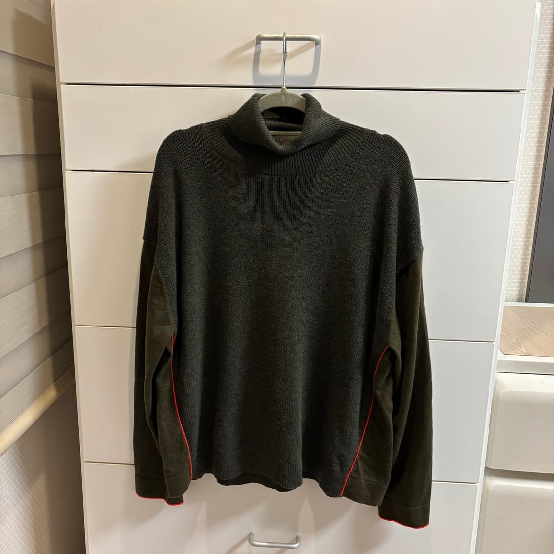 폴스미스(paul smith) 카키 울 터틀넥 니트 상품이미지1