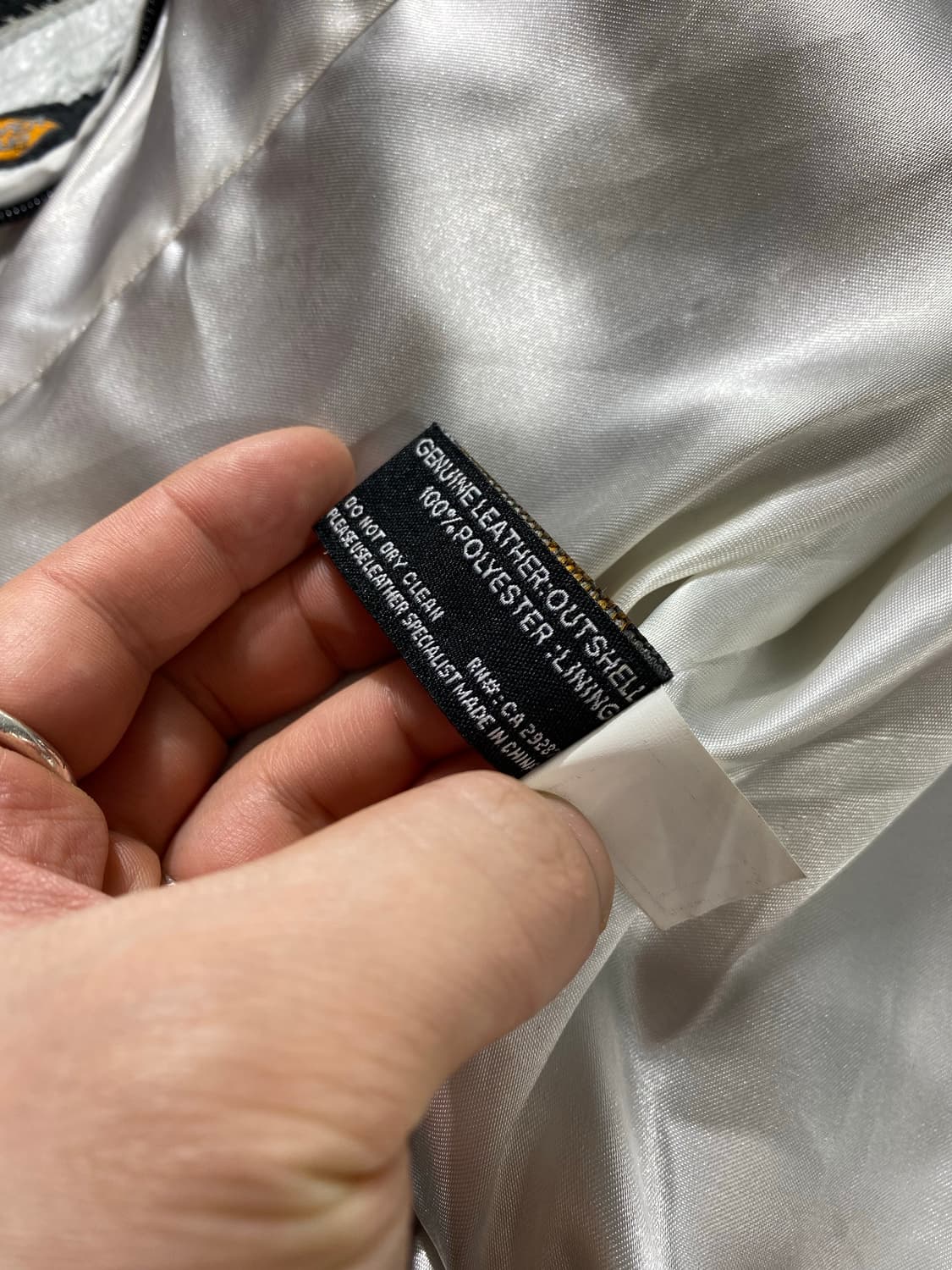 [M] POWER-TRIP 리얼레더 레이싱 가죽자켓 상품이미지8