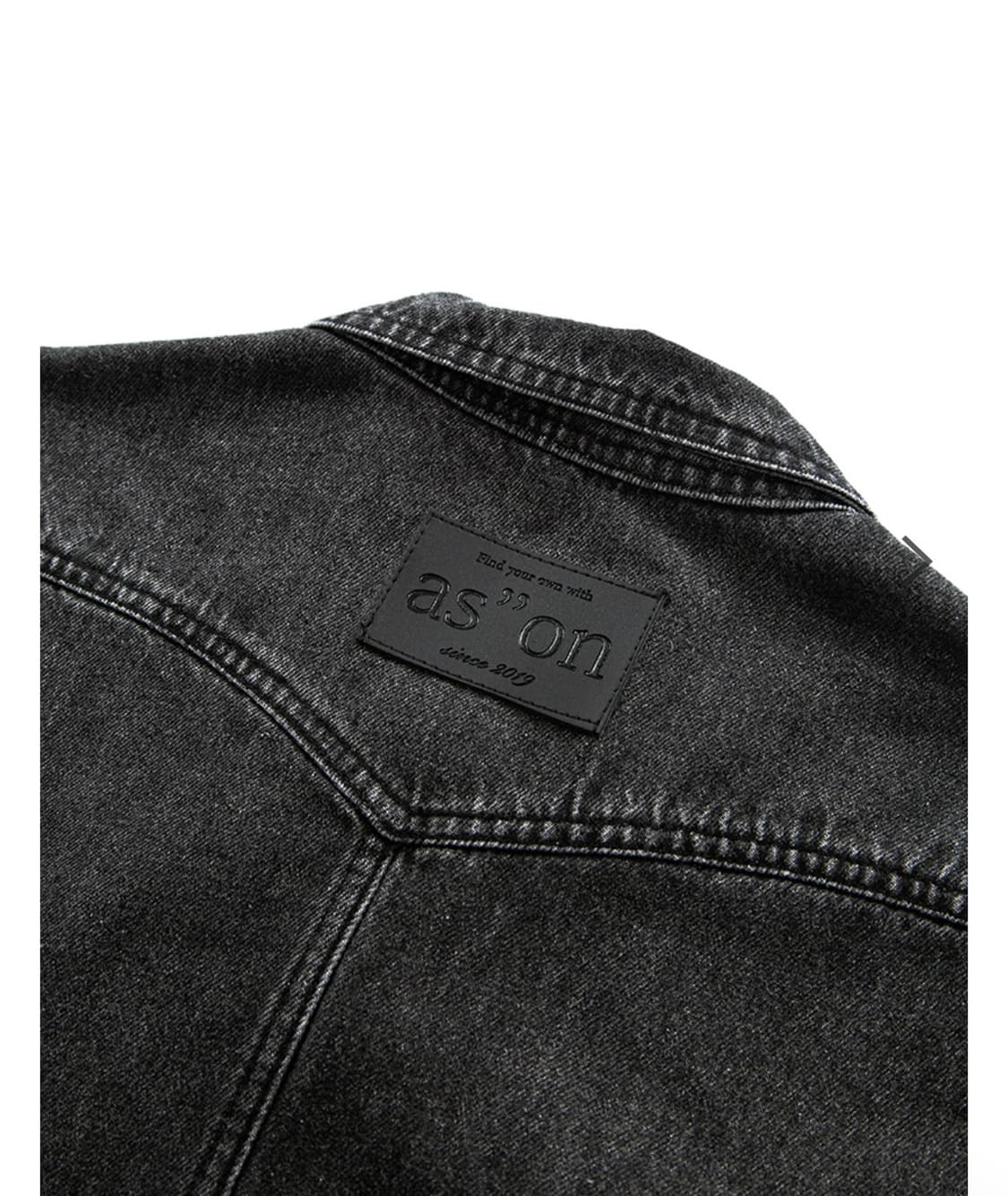 애즈온 탄 데님 자켓 상품이미지3