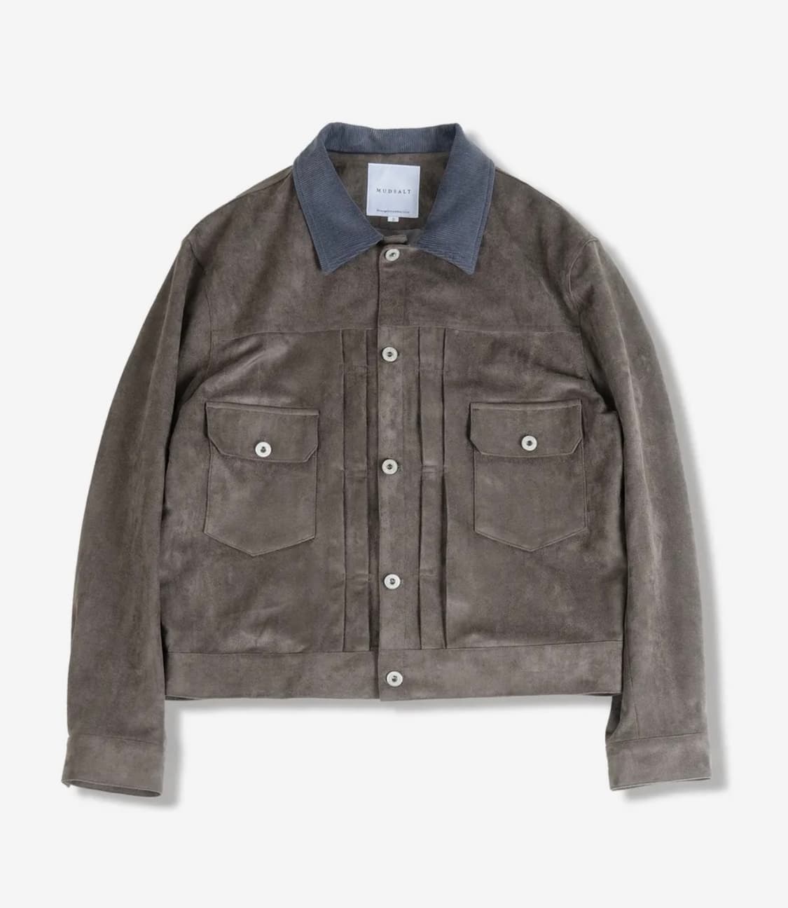 머드솔트 스웨이드 트러커 자켓 Type2. 차콜 상품이미지1